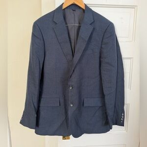 JCREW Thompson Navy Linen Blazer